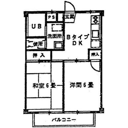 ベルハイツの物件間取画像